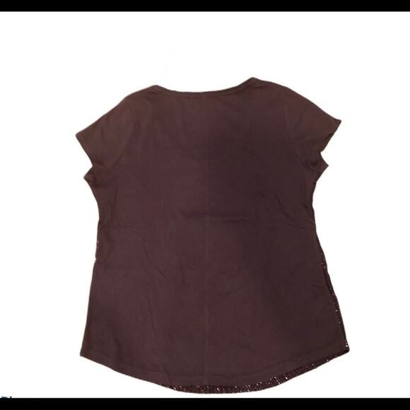 Loft eggplant sequins tee - Picture 3 of 3